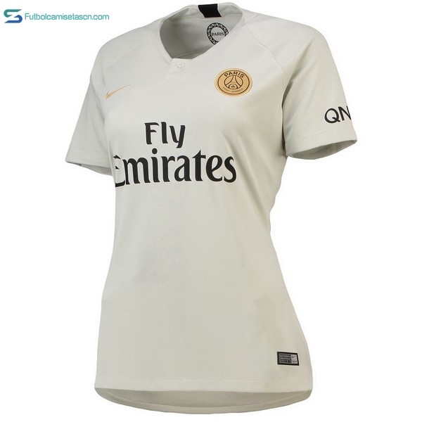 Camiseta Paris Saint Germain 2ª Mujer 2018/19 Blanco